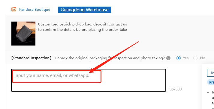 Maksu Taobao-agentin kautta